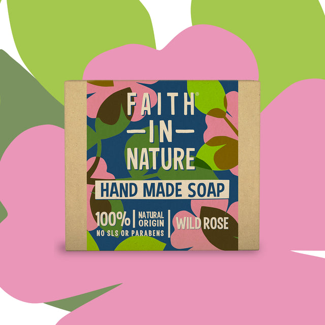 Faith in Nature Wild Rose Boxed Soap 100g