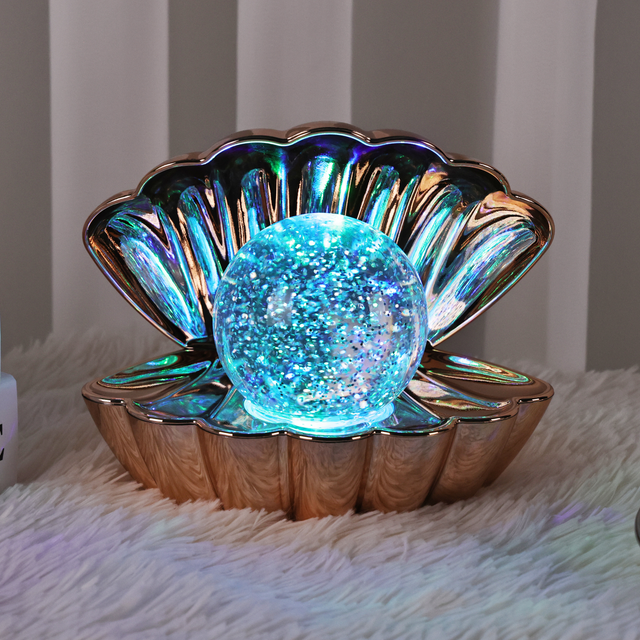 Light Up Clamshell - Rose Gold Metallic