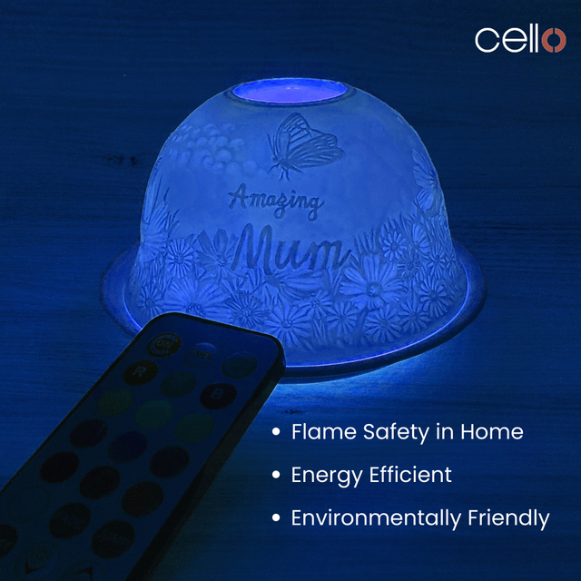 Cello Multicoloured LED Lights With Remote - 3 Pack