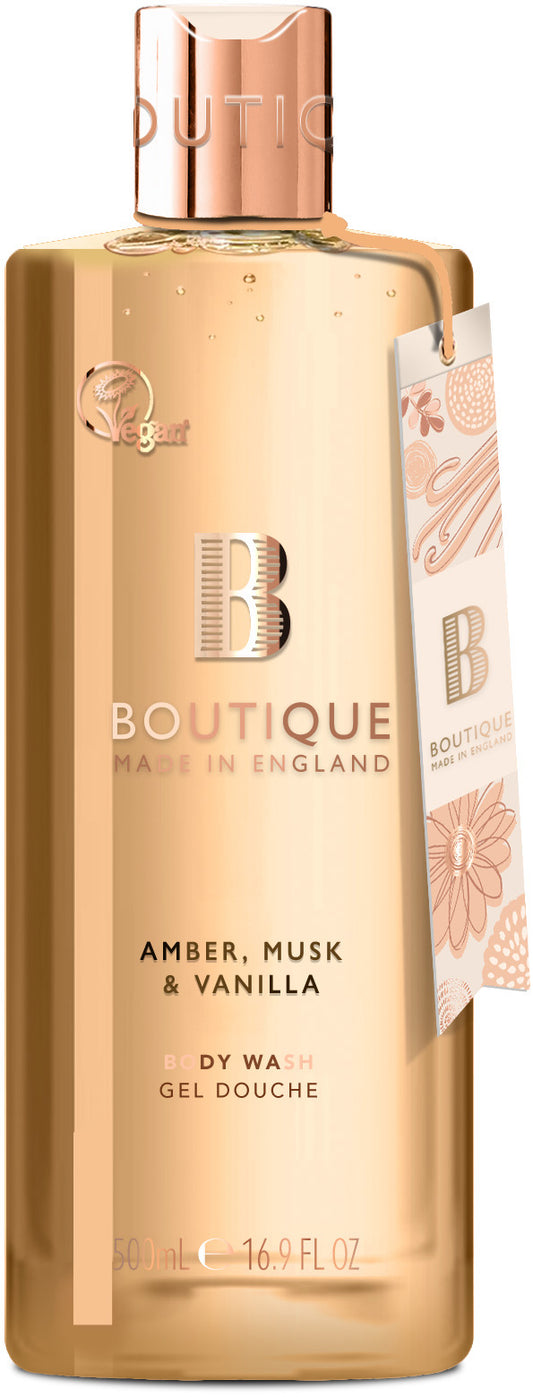 Grace Cole Amber, Musk & Vanilla Body Wash 500ml