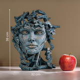 Edge Sculpture - Venus Sculpture - Teal