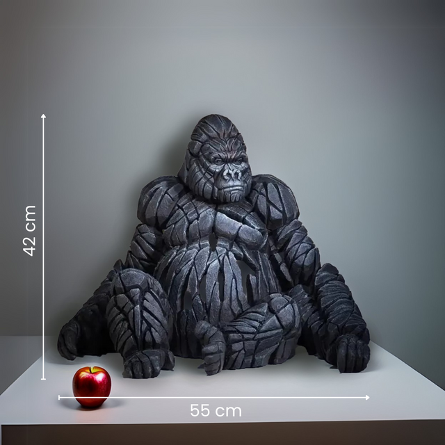 Edge Sculpture - Sitting Gorilla