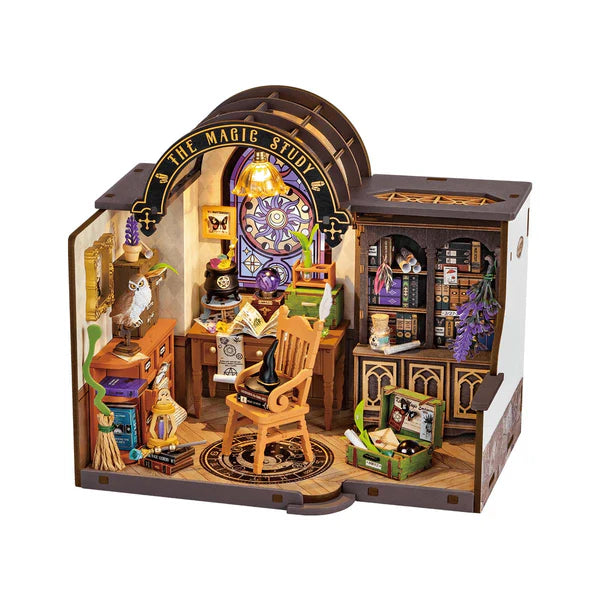 ROBOTIME The Magic Study DIY Miniature House