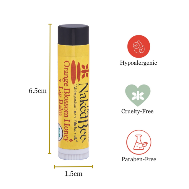 The Naked Bee Orange Blossom Honey Lip Balm