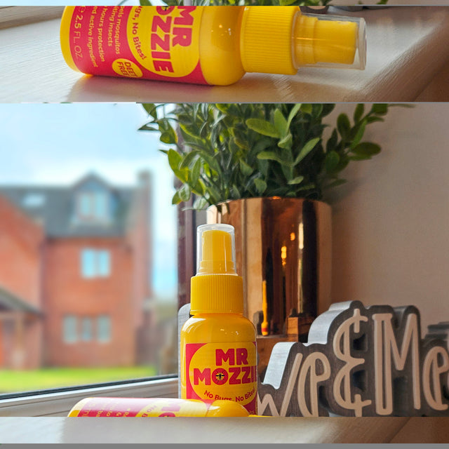 Mr Mozzie 2 Pack Insect Repellent Spray 75ml DEET Free, Natural, Vegan