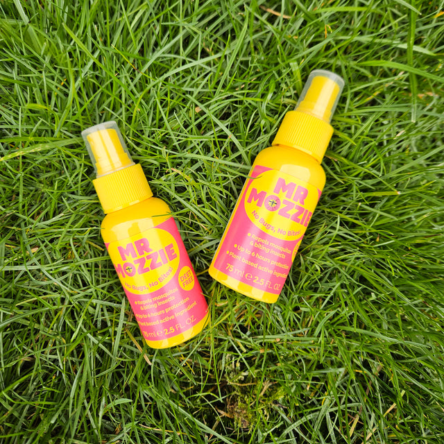 Mr Mozzie 2 Pack Insect Repellent Spray 75ml DEET Free, Natural, Vegan