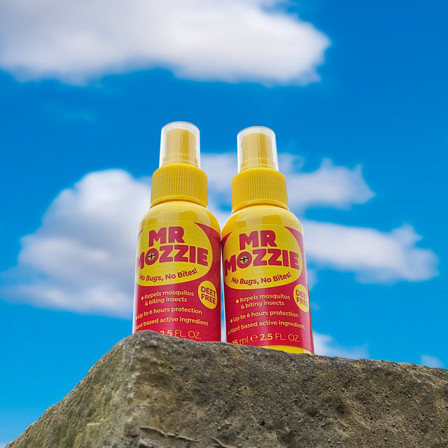 Mr Mozzie 2 Pack Insect Repellent Spray 75ml DEET Free, Natural, Vegan
