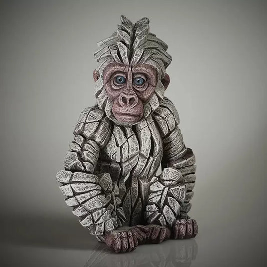 Edge Sculpture - Baby Gorilla Snowflake