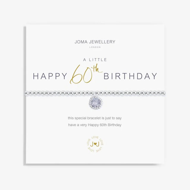 Joma Jewellery Bracelet - A Little Happy 60th Birthday