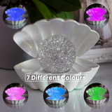 Light Up Clamshell - White Pearl