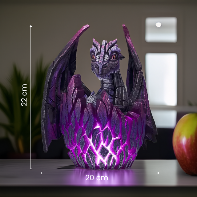 Edge Sculpture - Black Dragon Egg