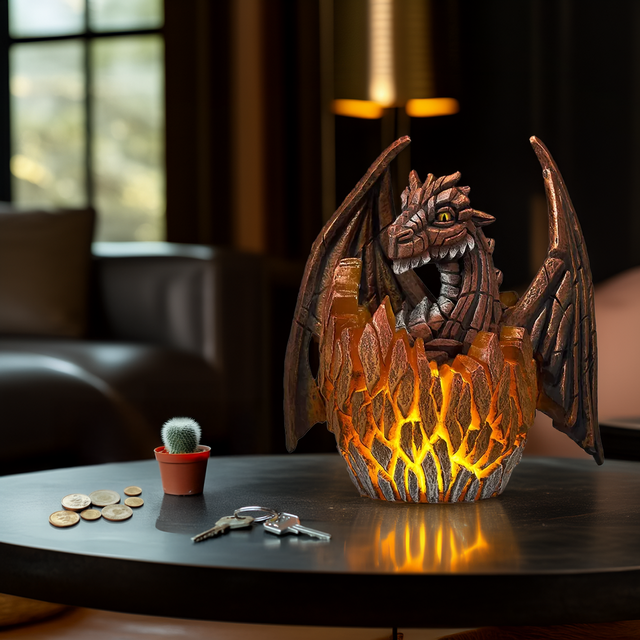 Edge Sculpture - Copper Dragon Egg