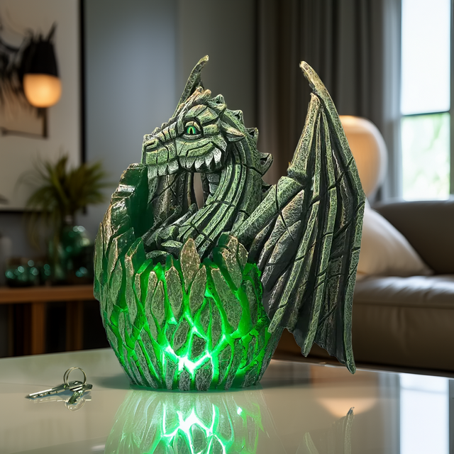 Edge Sculpture - Green Dragon Egg