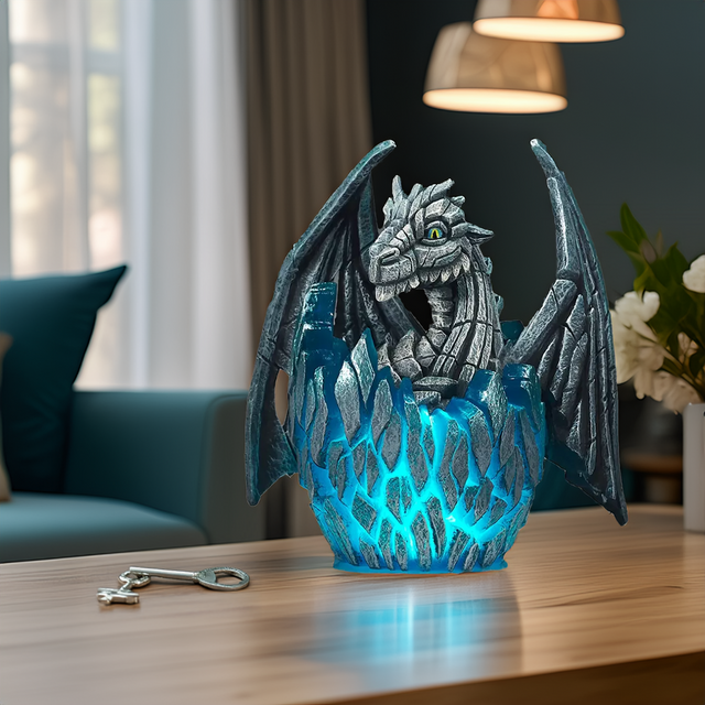 Edge Sculpture - White Dragon Egg