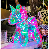 Glitz Light Up Unicorn - Moonbeam