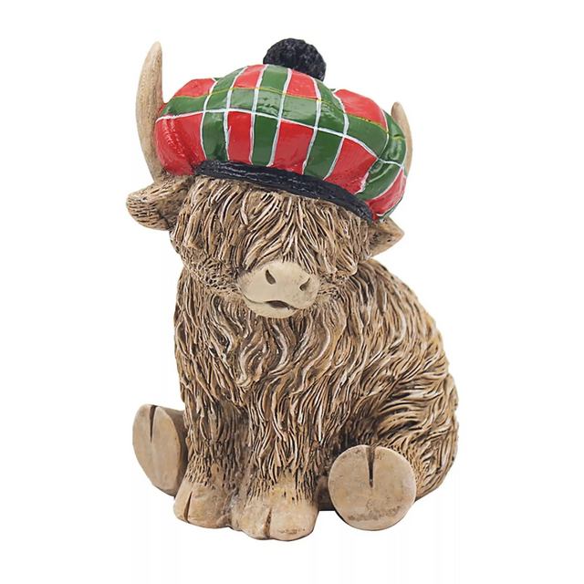 Lesser & Pavey - Highland Cow Tartan Hat