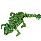 3D Printed Ankylosaurus - Yellow, Blue & Green