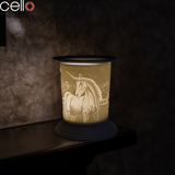 Cello Electric Wax Burner Porcelain Straight - Unicorn