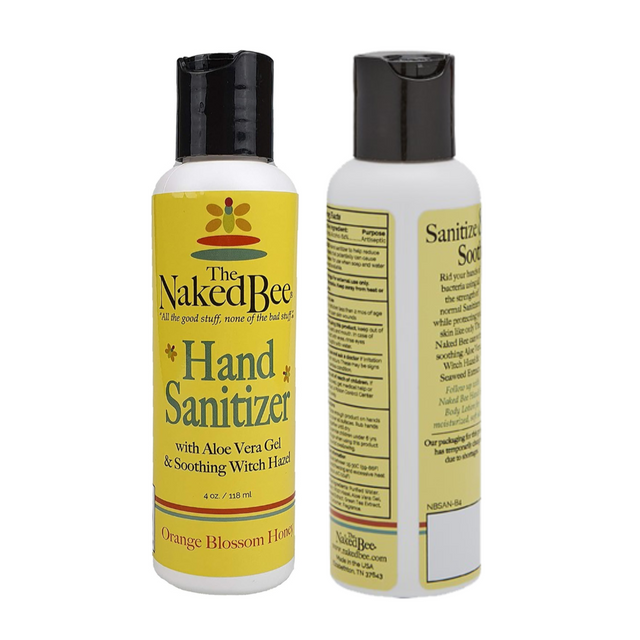The Naked Bee Orange Blossom Honey Hand Sanitiser 4oz