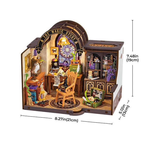 ROBOTIME The Magic Study DIY Miniature House