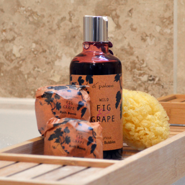 Di Palomo Wild Fig & Grape Indulgent Luxury Bathing Collection