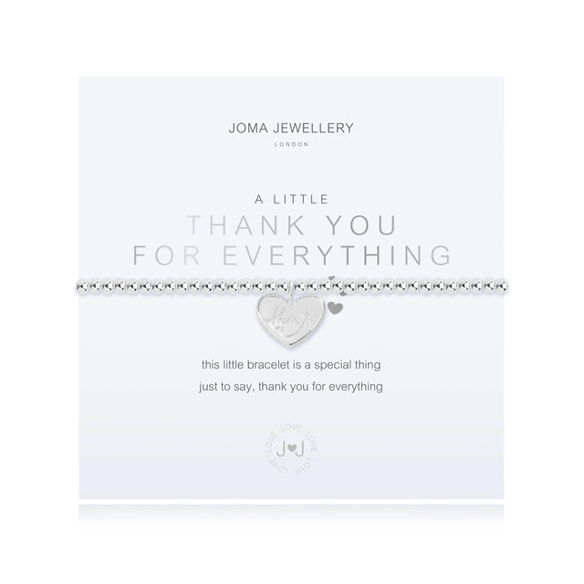 Joma Jewellery Bracelet - A Little 'Thank You For Everything' Bracelet