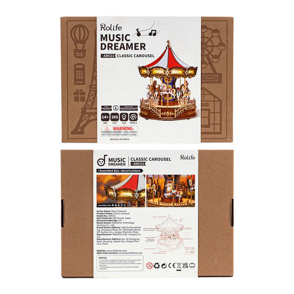 Robotime Classic Carousel