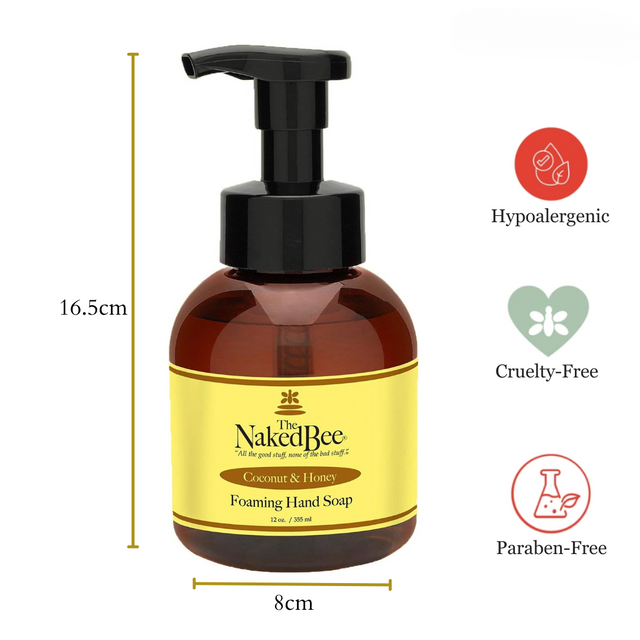 The Naked Bee Coconut & Honey Foaming Hand Soap 12oz