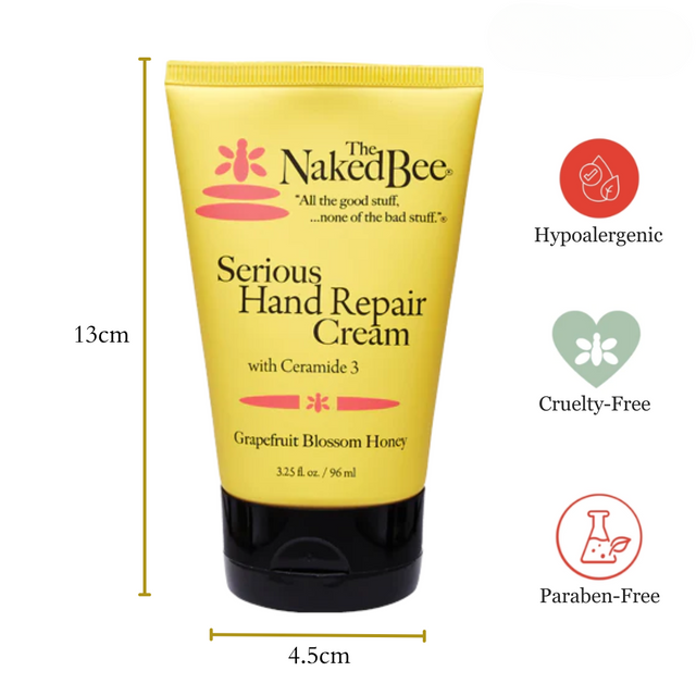 The Naked Bee Grapefruit Blossom Honey Hand Repair Cream 3.25oz