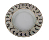 Cello Candle Charger - Silver Moonlight