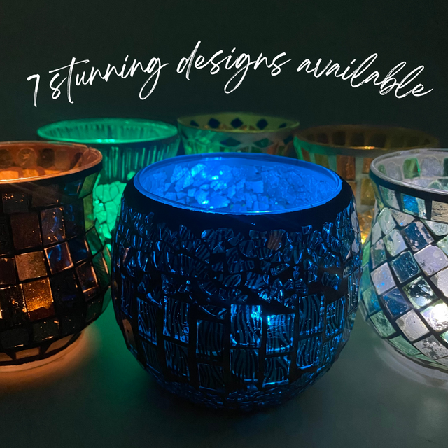 Cello Tealight Holder - Peacock