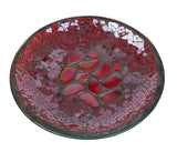 Cello Candle Plate - Ruby Pebbles
