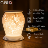 Cello Electric Wax Burner Porcelain Barrel - Fairy Tale