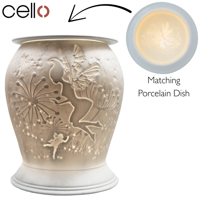 Cello Electric Wax Burner Porcelain Barrel - Fairy Tale