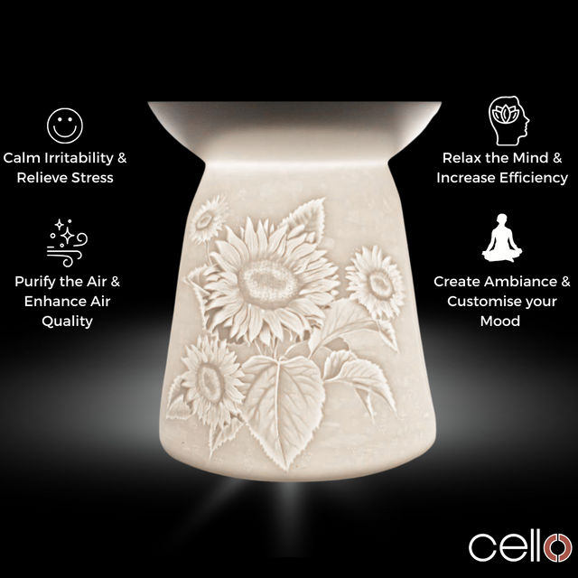 Cello Porcelain Tealight Burner - Summer Time