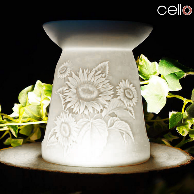 Cello Porcelain Tealight Burner - Summer Time