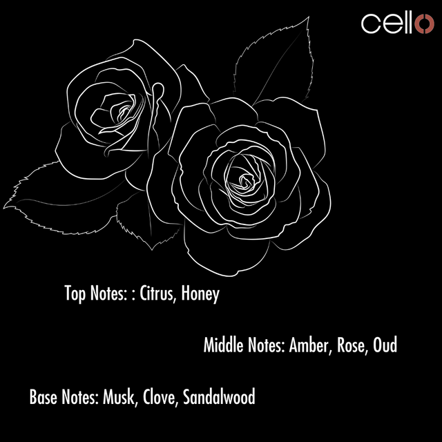Cello Lux Statement Reed Diffuser - Heritage Rose