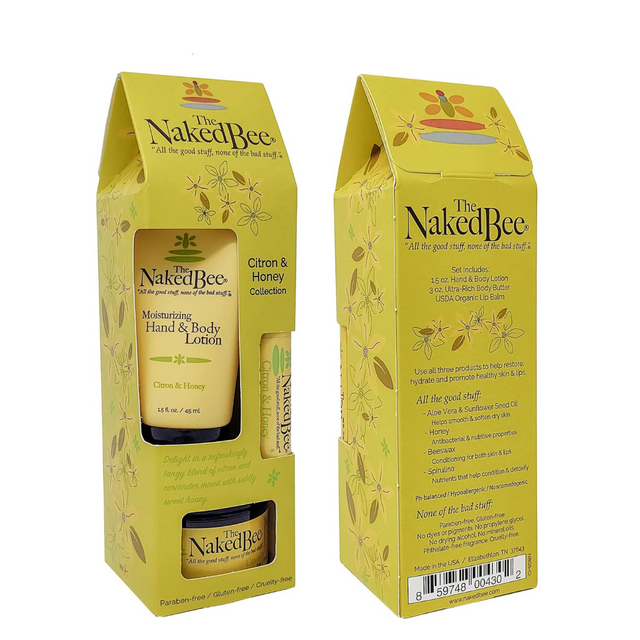 The Naked Bee Citron & Honey Gift Collection