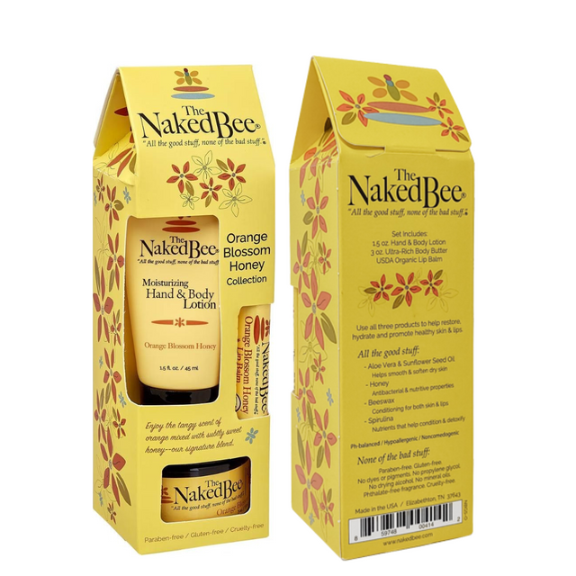 The Naked Bee Orange Blossom Honey Gift Collection