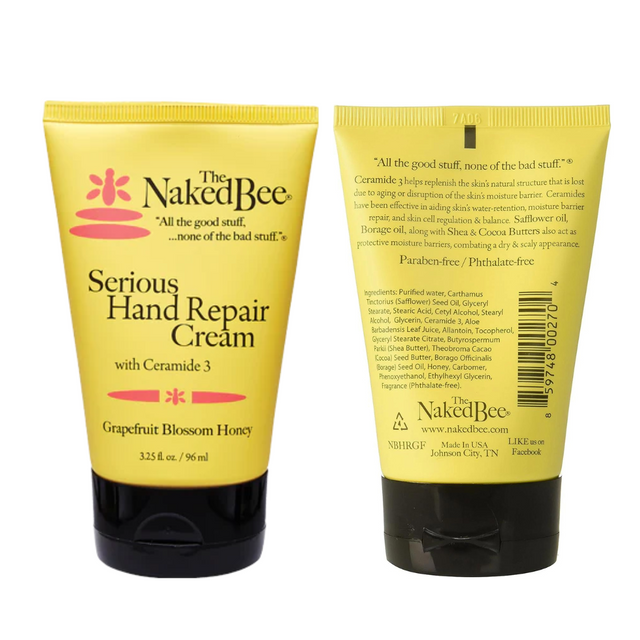The Naked Bee Grapefruit Blossom Honey Hand Repair Cream 3.25oz