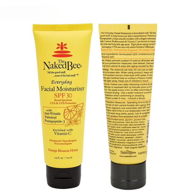 The Naked Bee Orange Blossom Honey Everyday Facial Moisturiser 2.5oz