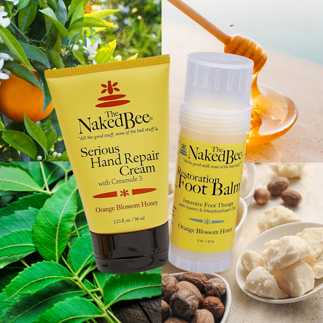 The Naked Bee Orange Blossom Honey Hand & Feet Gift Set