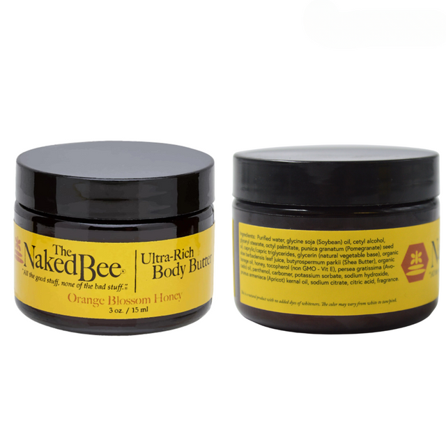 The Naked Bee Orange Blossom Honey Ultra-Rich Body Butter 3oz