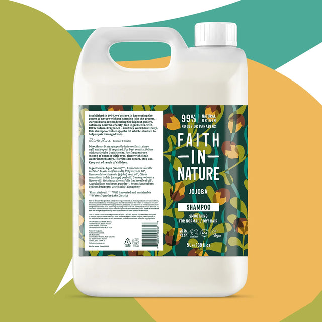 Faith In Nature Jojoba Shampoo Refill 5L