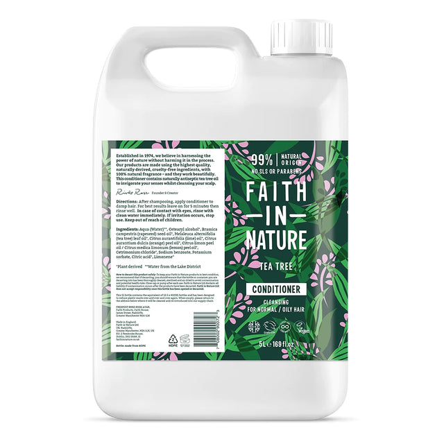 Faith In Nature Tea Tree Conditioner Refill 5L
