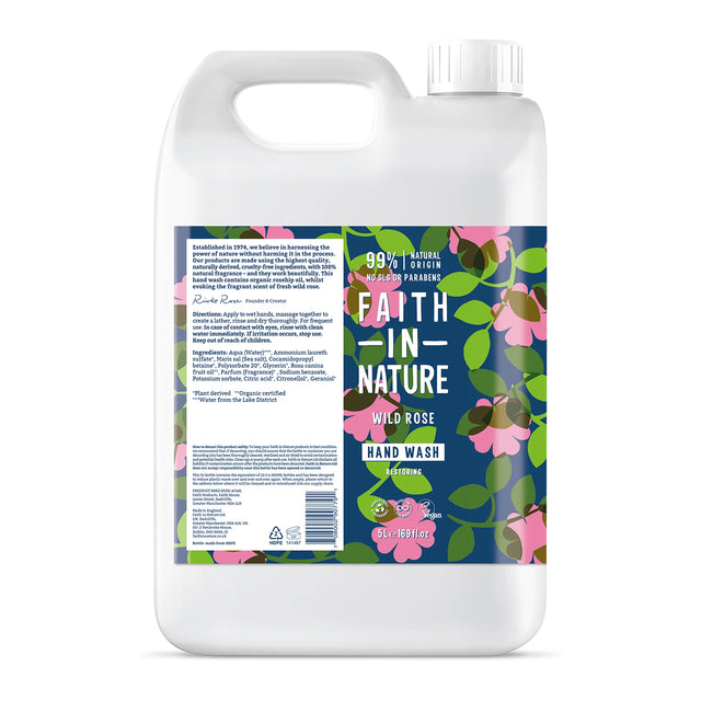 Wild Rose 5 Litre Hand Wash Refill