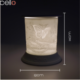 Cello Electric Wax Burner Porcelain Straight - Butterfly