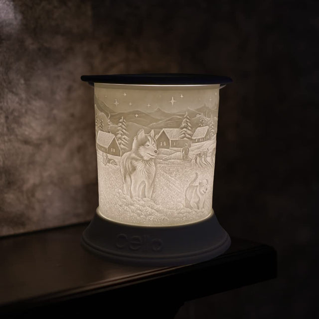 Cello Electric Wax Burner Porcelain Straight - Winter Husky