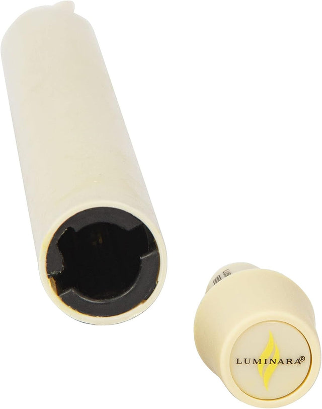 Luminara Indoor 1.0" x 9.75" Ivory, Taper