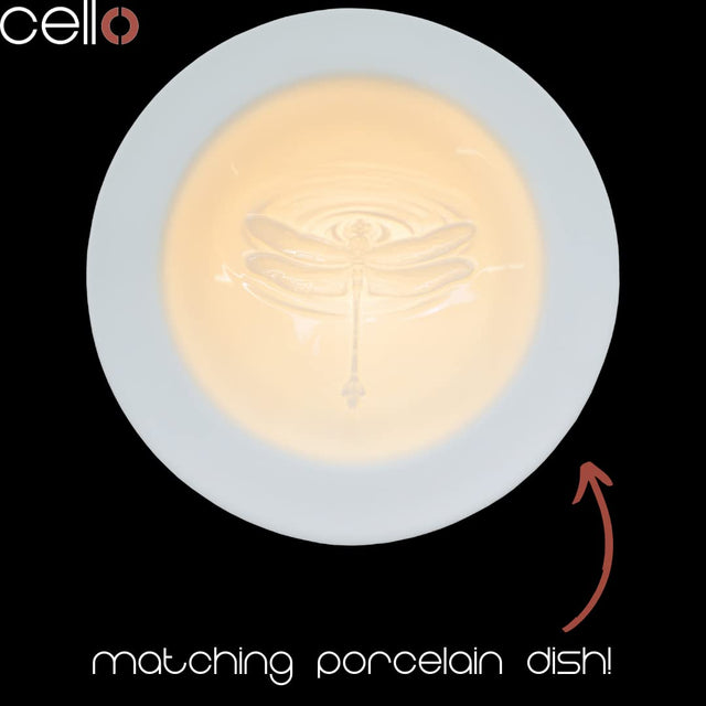 Cello Electric Wax Burner Porcelain Straight - Nature
